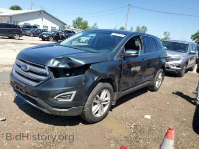 2015 Ford EDGE SEL, green — VIN 2FMTK4J87FBC06065, Copart