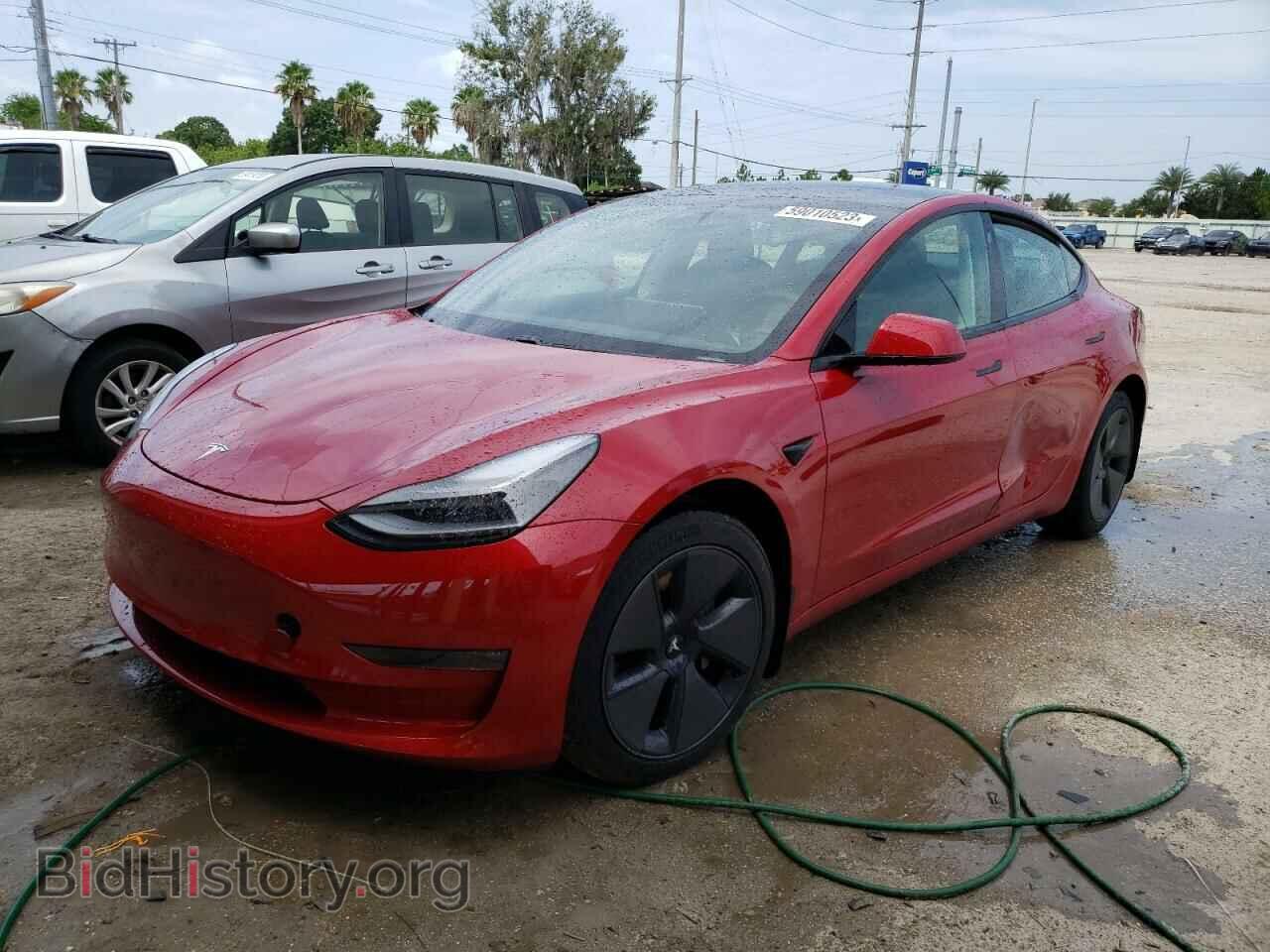 Photo 5YJ3E1EB3MF979082 - TESLA MODEL 3 2021