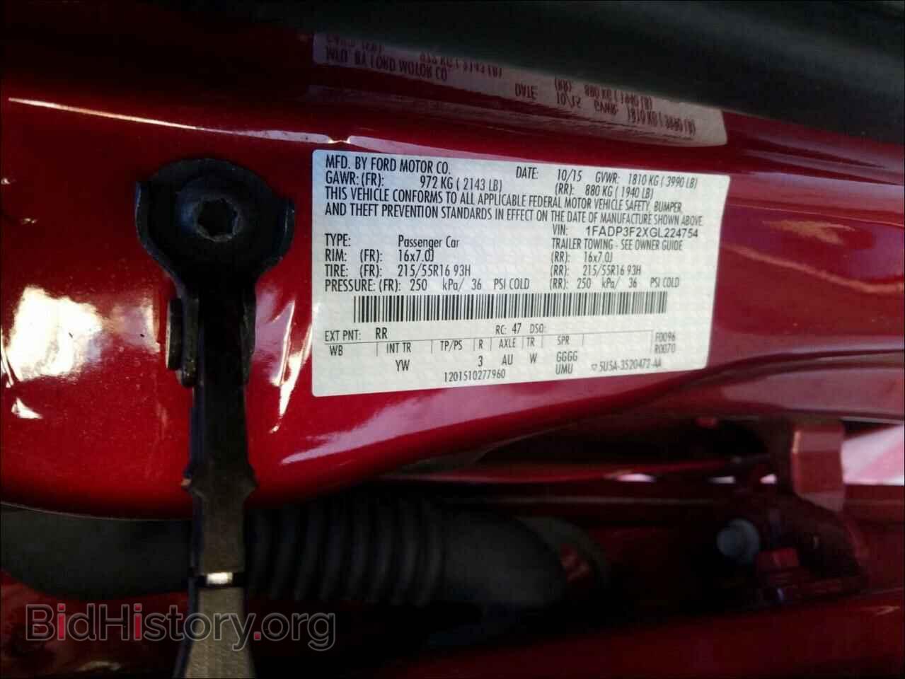 2016 FORD FOCUS - VIN: 1FADP3F2XGL224754 - Photo 10