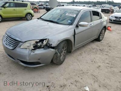 2013 Chrysler 200 Limited, серебристый — VIN 1C3CCBCG8DN542288, Copart
