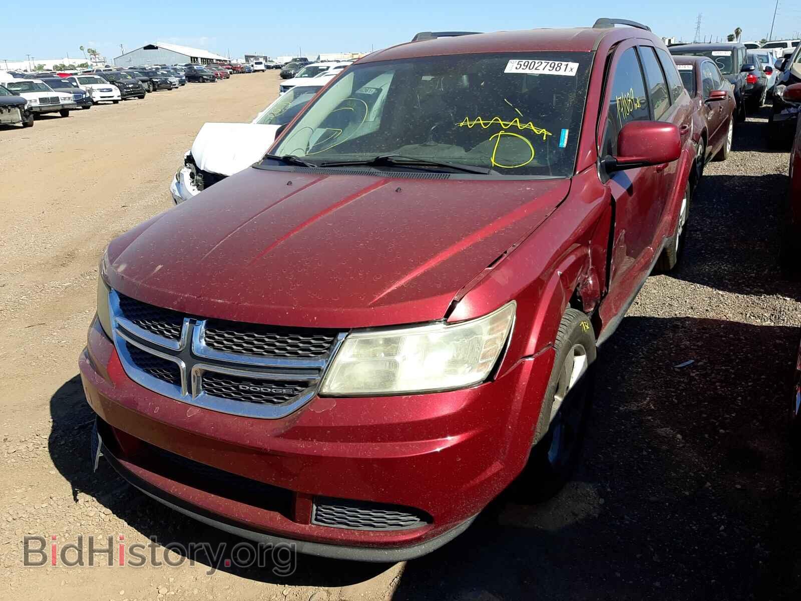 2011 DODGE JOURNEY - VIN: 3D4PG1FG1BT527171 - Фото 2