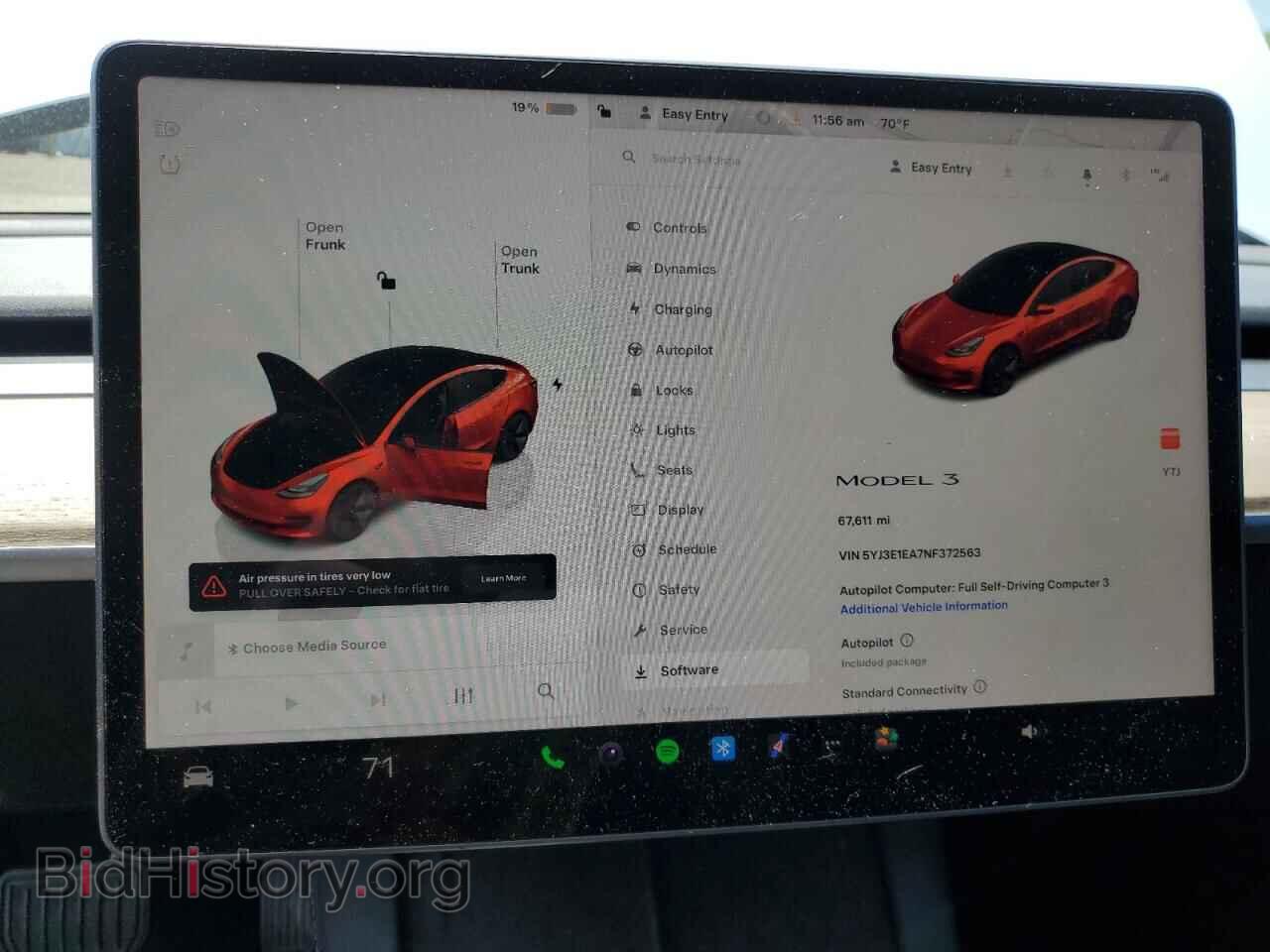 2022 TESLA MODEL 3 - VIN: 5YJ3E1EA7NF372563 - Фото 9