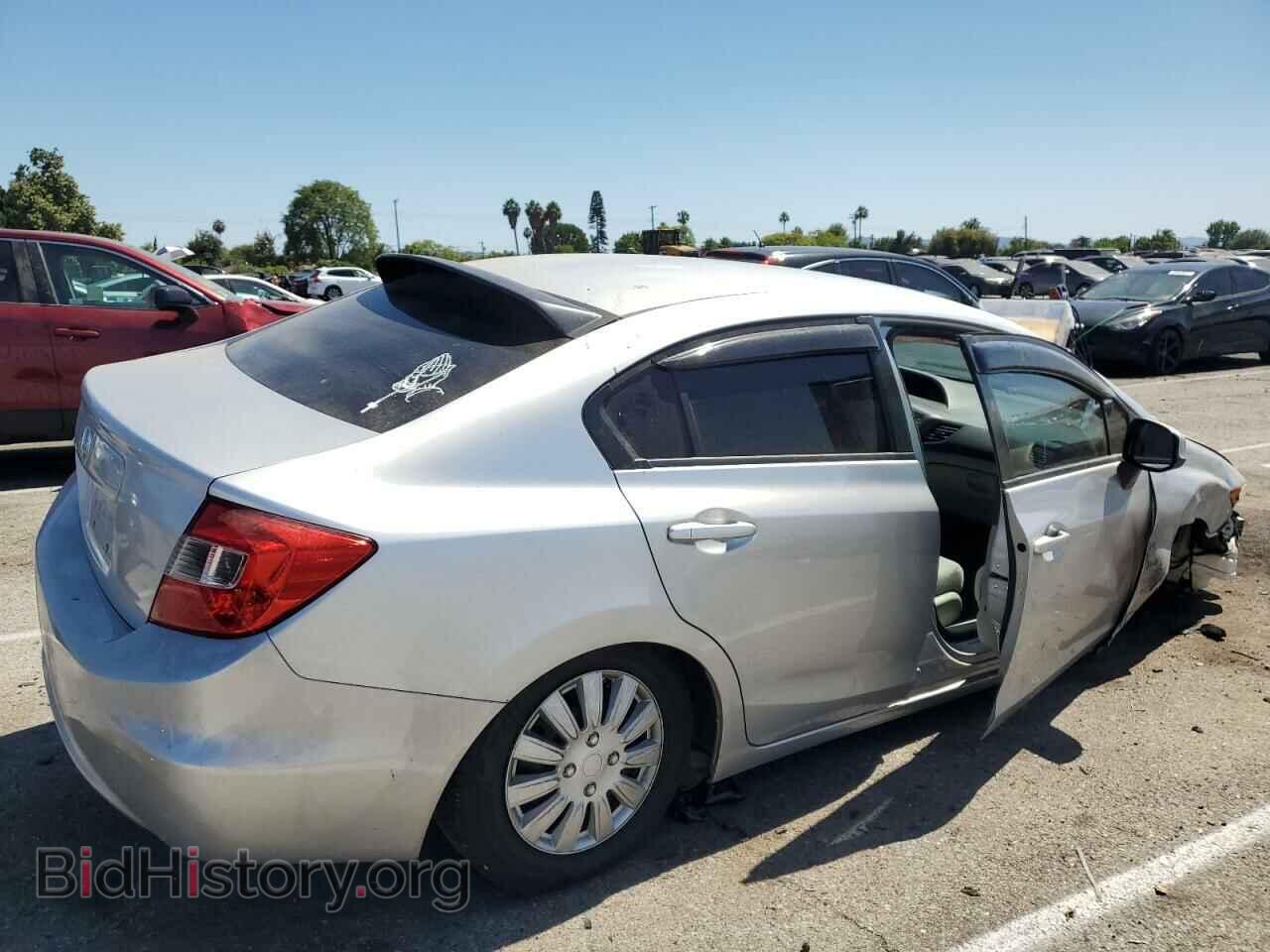 2012 HONDA CIVIC - VIN: 2HGFB2F51CH600837 - Фото 3