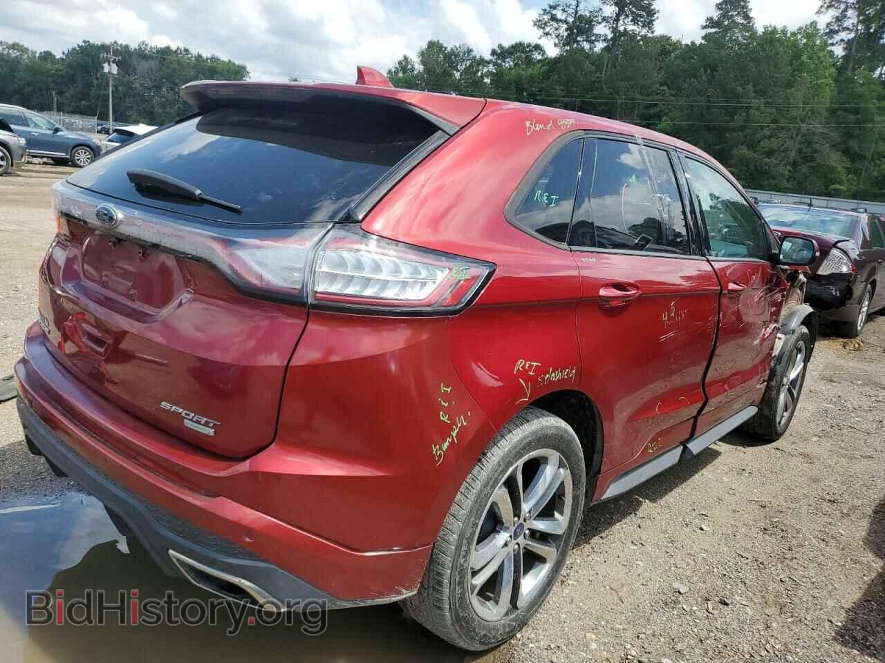 2015 FORD EDGE - VIN: 2FMTK3AP6FBC37177 - Фото 3