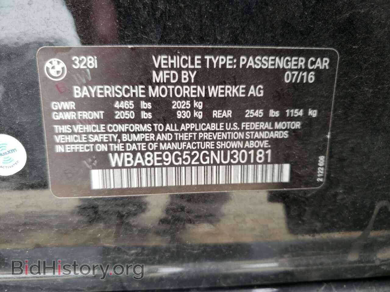 2016 BMW 3 SERIES - VIN: WBA8E9G52GNU30181 - Фото 13