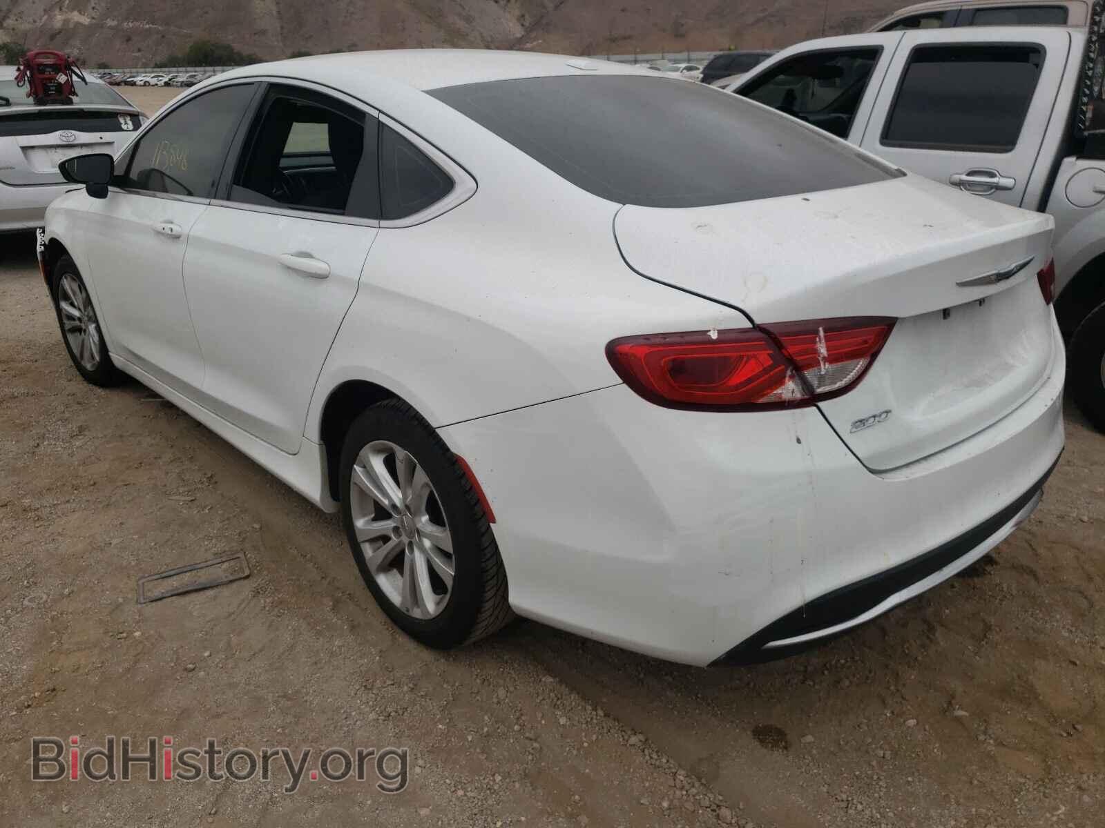 2016 CHRYSLER 200 - VIN: 1C3CCCAB1GN165255 - Фото 3