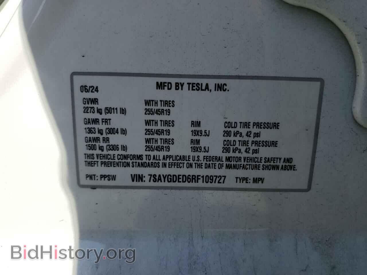 2024 TESLA MODEL Y - VIN: 7SAYGDED6RF109727 - Photo 12