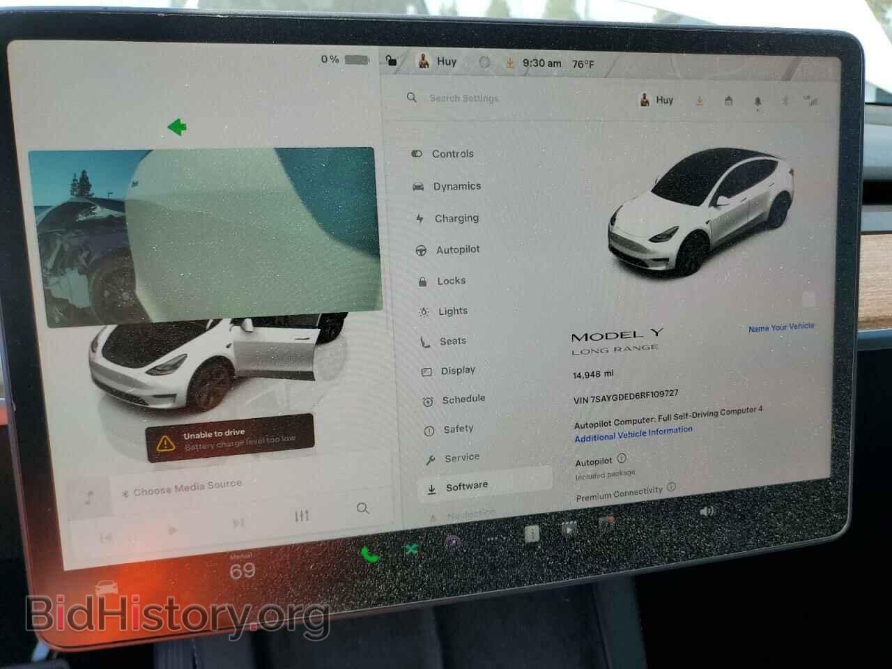 2024 TESLA MODEL Y - VIN: 7SAYGDED6RF109727 - Photo 9