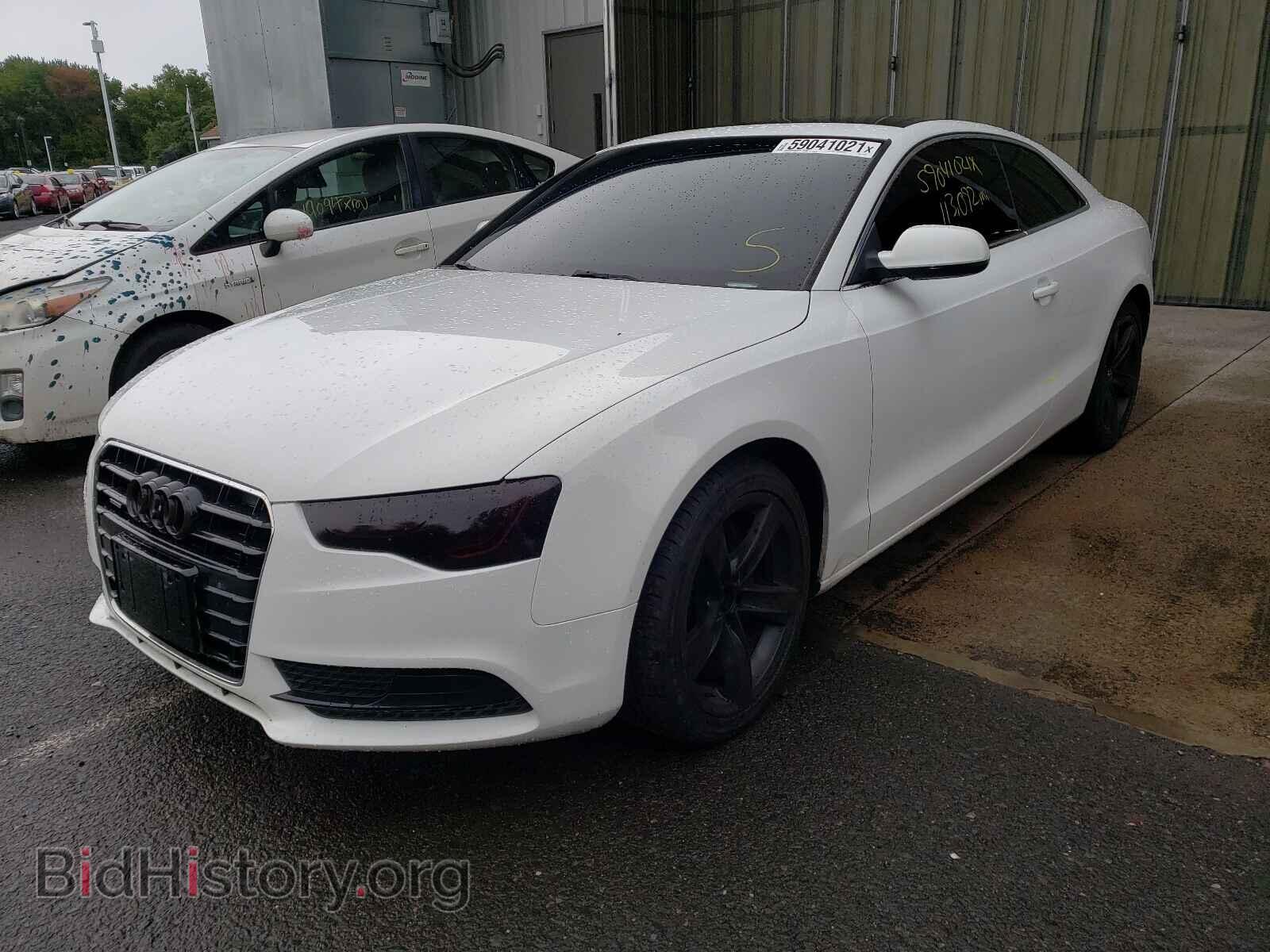 2013 AUDI A5 - VIN: WAULFAFRXDA027596 - Фото 2
