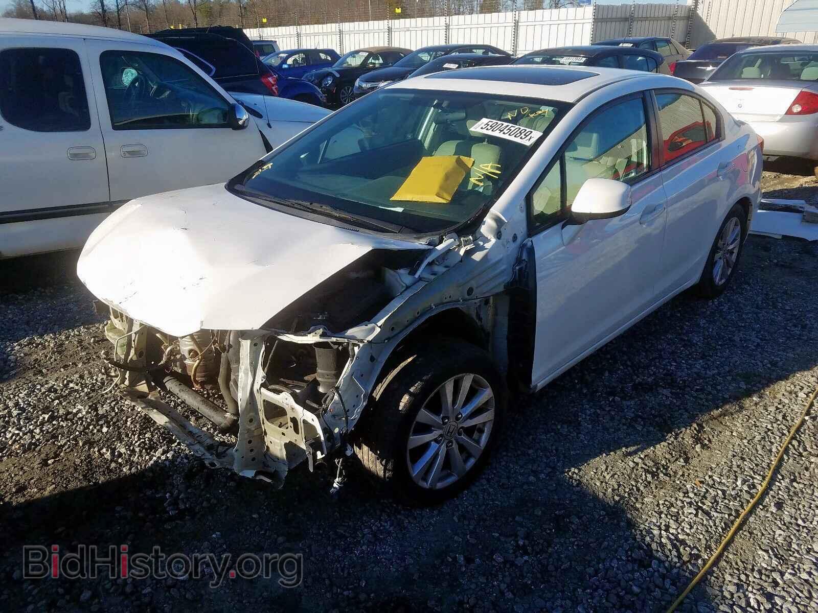2012 HONDA CIVIC - VIN: 2HGFB2F87CH324352 - Фото 2