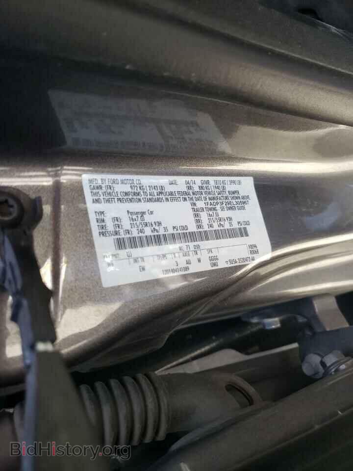 2014 FORD FOCUS - VIN: 1FADP3F29EL305967 - Photo 10