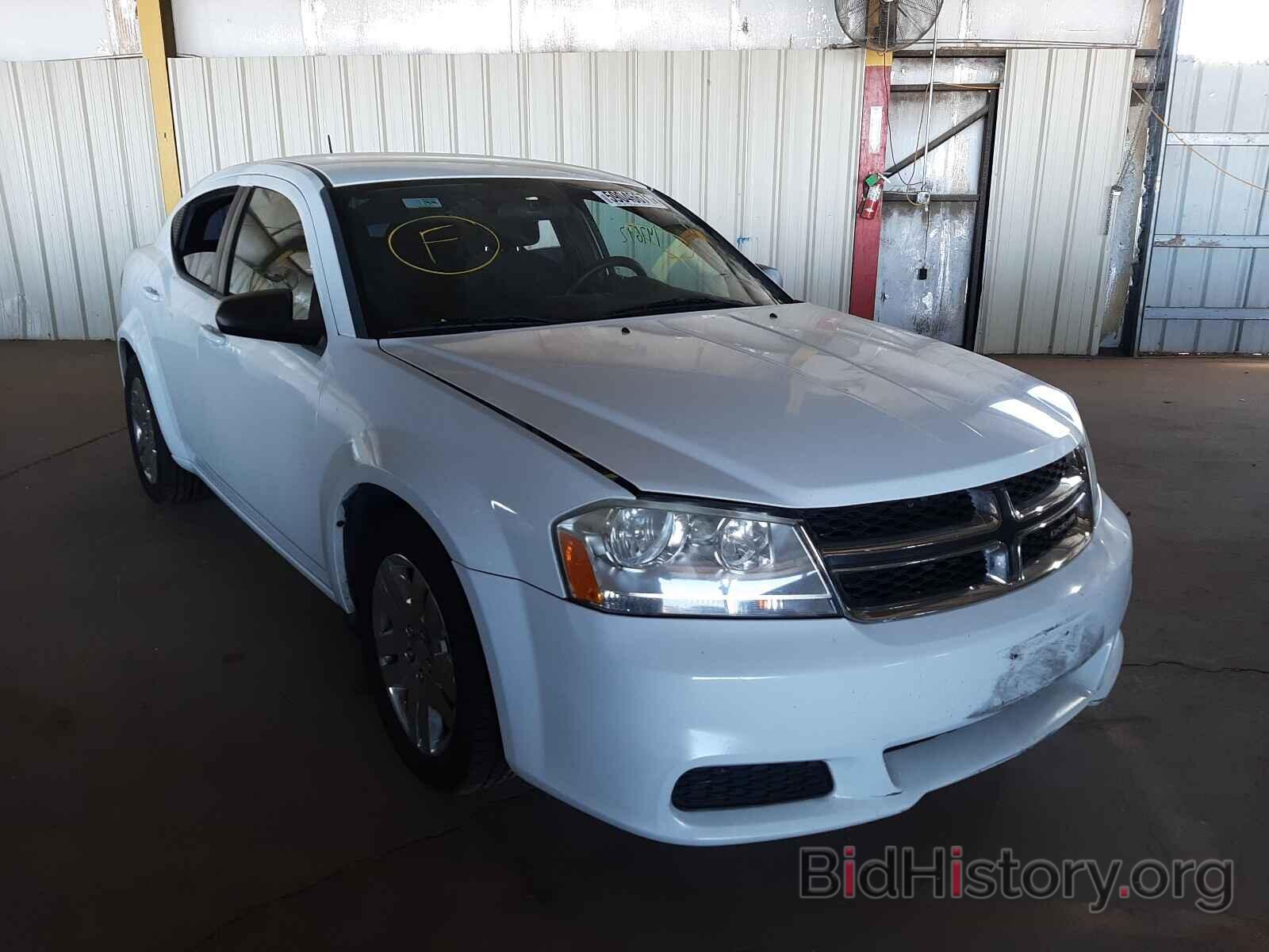 Photo 1C3CDZAB9CN265274 - DODGE AVENGER 2012