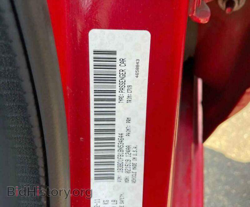 2011 Dodge AVENGER (VIN 1B3BD1FB1BN534644) — фото 10 из 10