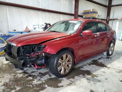2012 Chrysler 200 Touring, красный — VIN 1C3CCBBB5CN211334, Copart