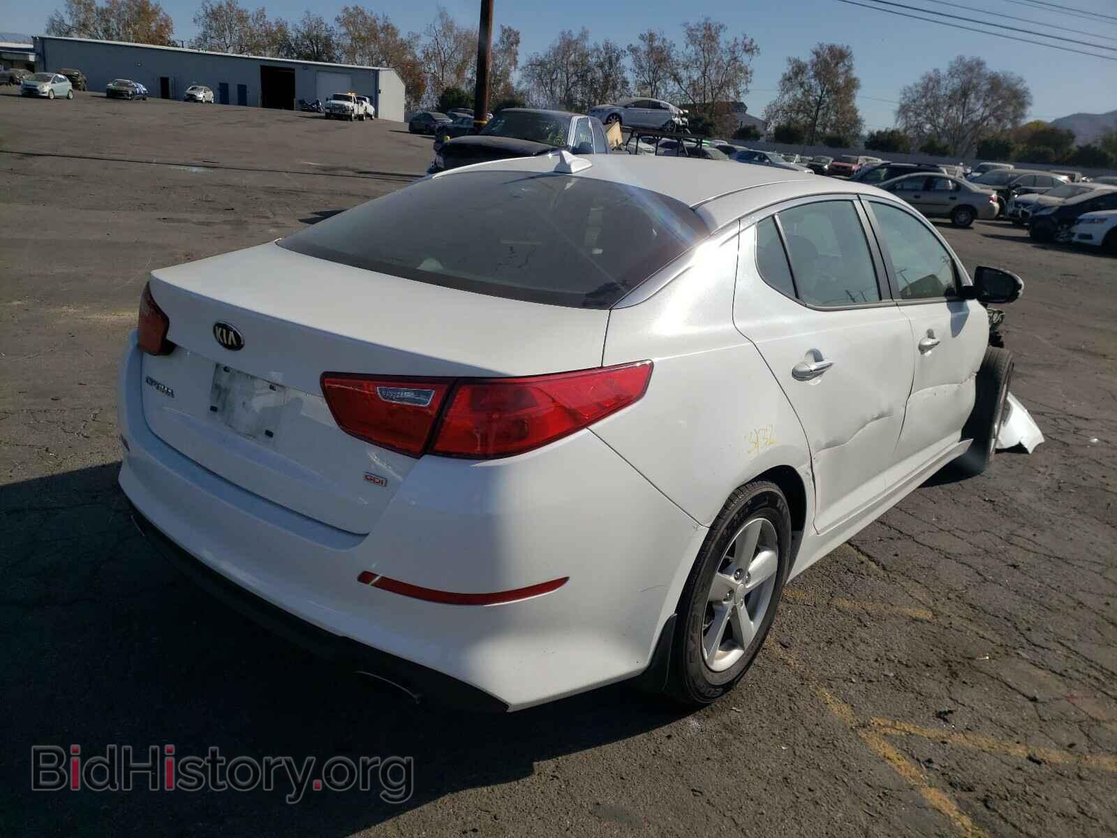 2015 KIA OPTIMA - VIN: KNAGM4A74F5557749 - Фото 4