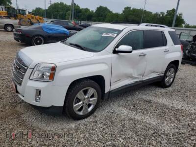 2015 GMC TERRAIN SLT, белый — VIN 2GKFLYE32F6340760, Copart