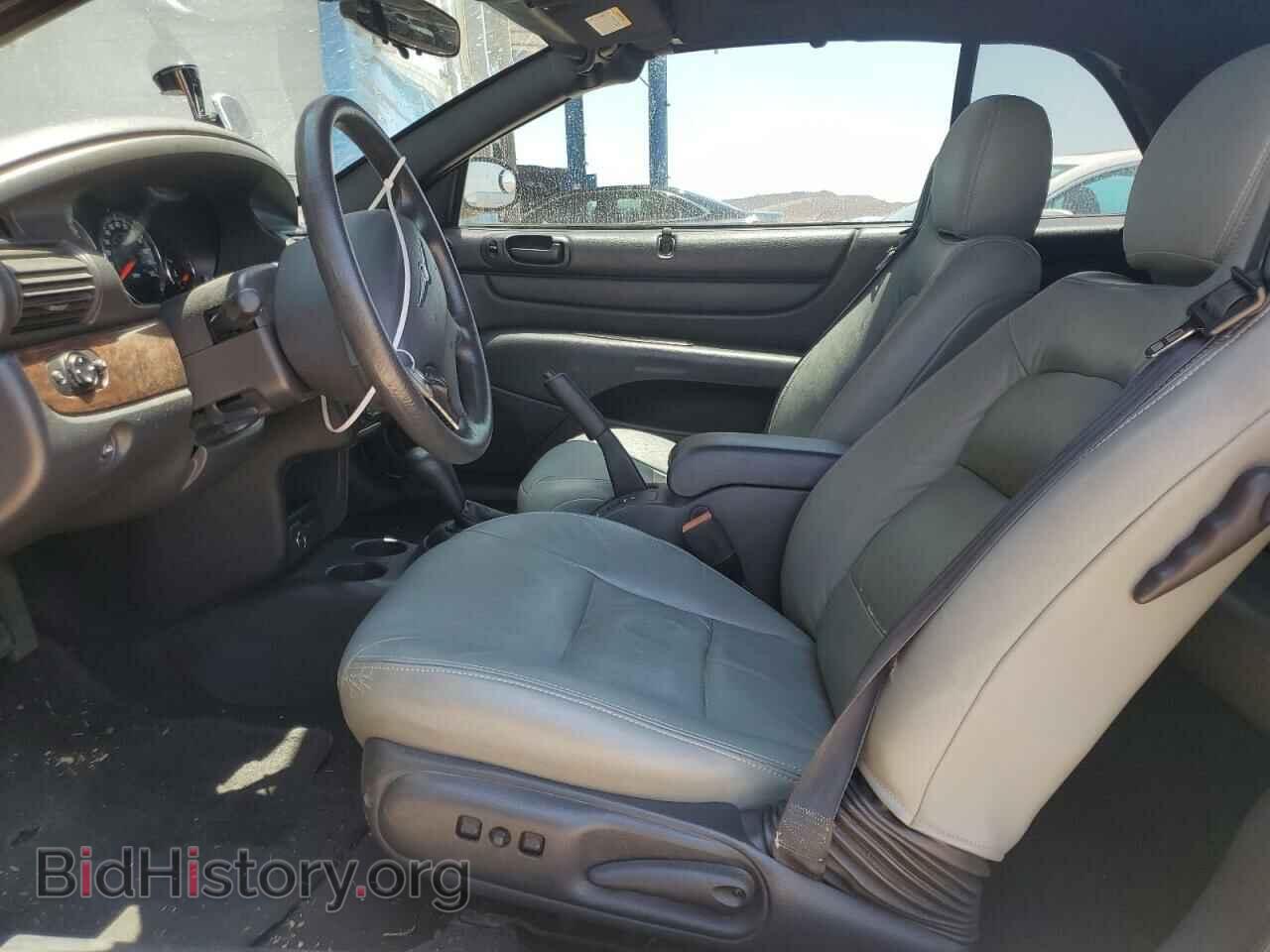 2006 CHRYSLER SEBRING - VIN: 1C3EL55R66N257245 - Фото 7
