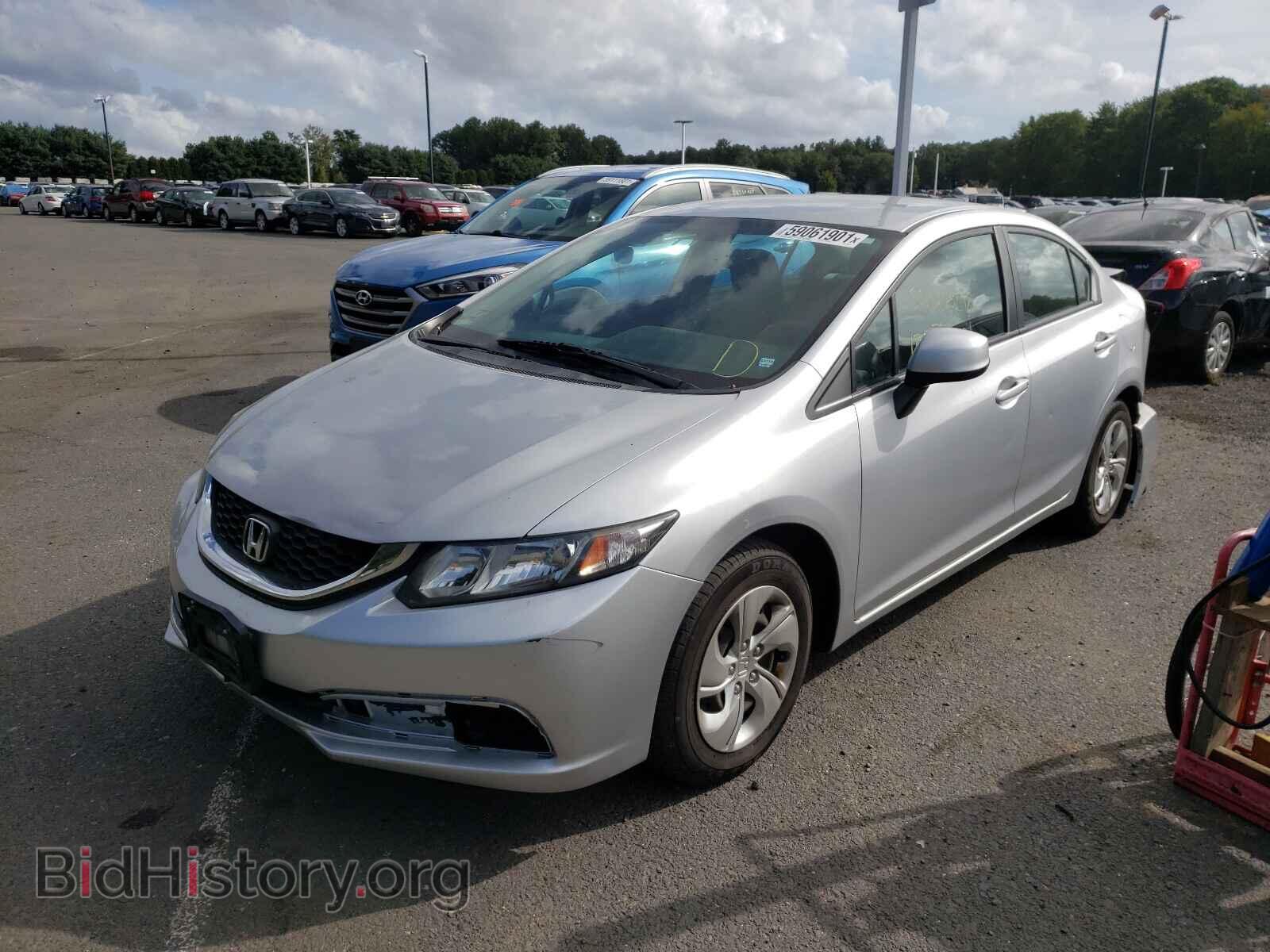 2013 HONDA CIVIC - VIN: 2HGFB2F55DH558223 - Фото 2