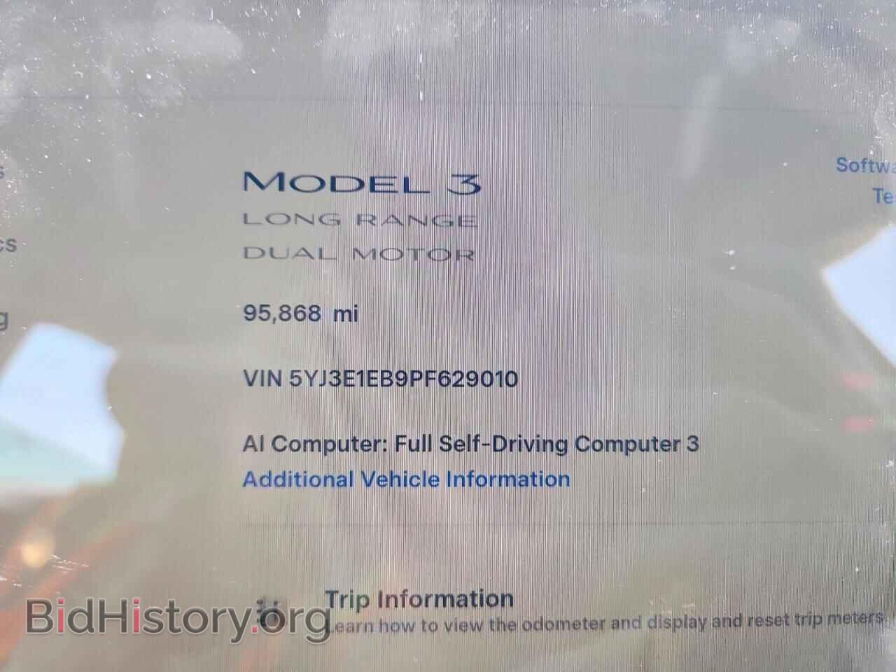 2023 TESLA MODEL 3 - VIN: 5YJ3E1EB9PF629010 - Photo 9