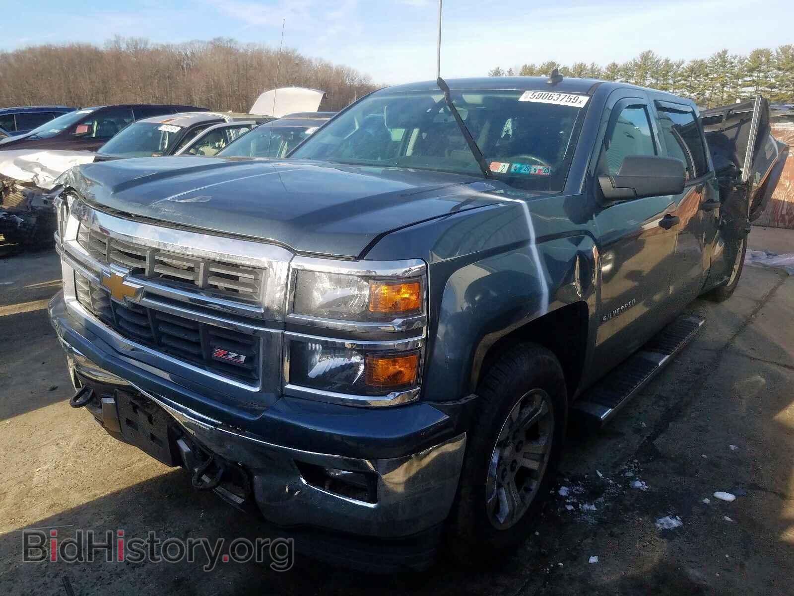 2014 CHEVROLET SILVERADO - VIN: 3GCUKREH8EG243105 - Фото 2