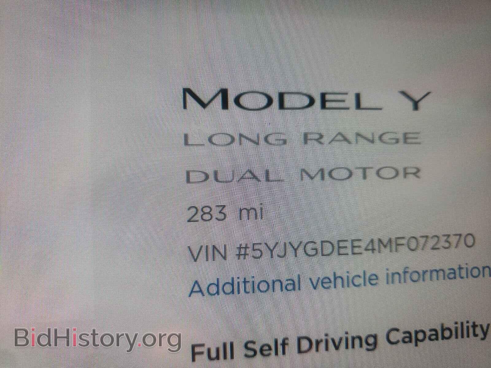 2021 TESLA MODEL Y - VIN: 5YJYGDEE4MF072370 - Фото 8