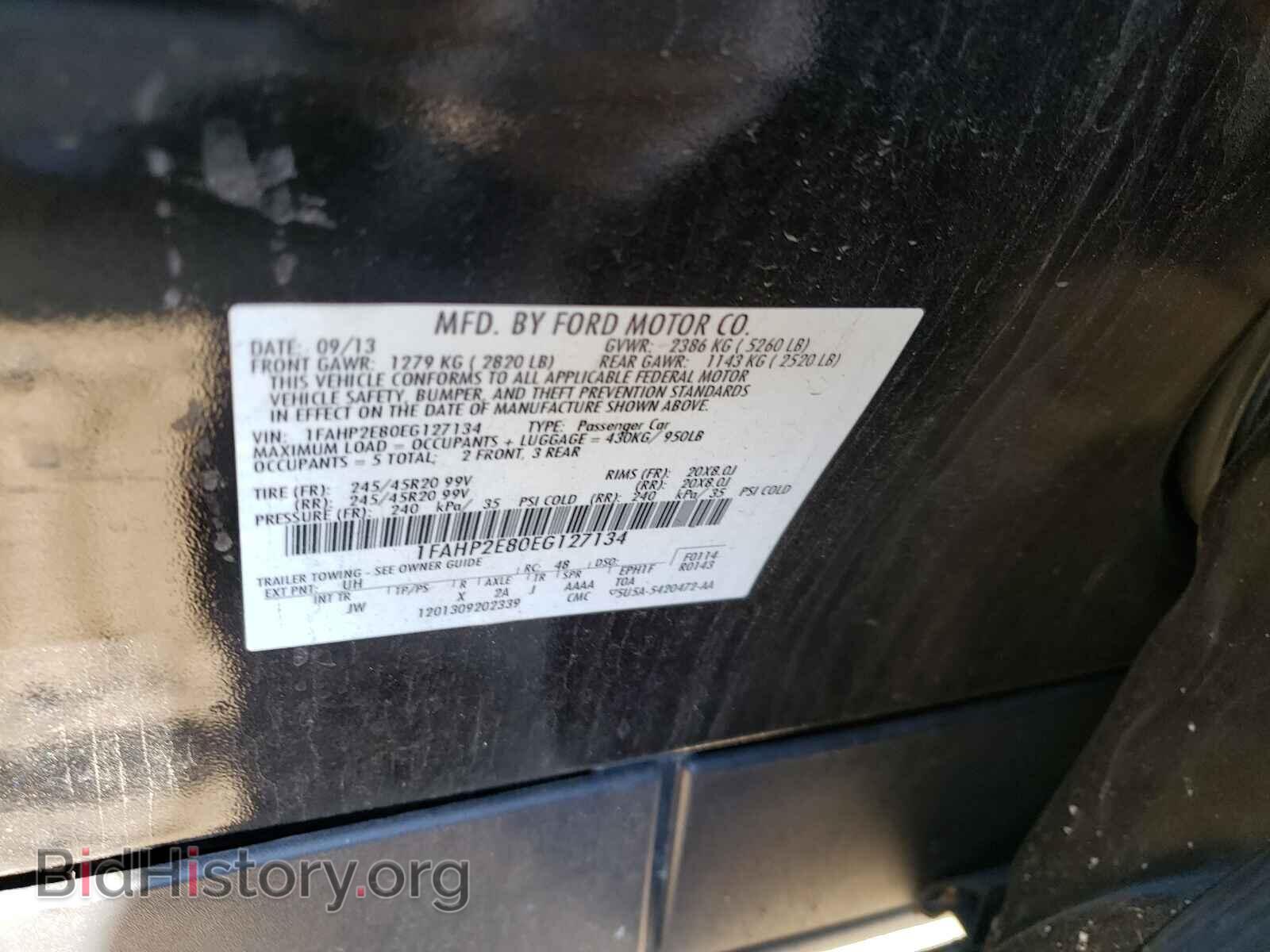 2014 FORD TAURUS - VIN: 1FAHP2E80EG127134 - Photo 10