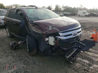 2012 Ford EDGE Edge Limit, burgundy — VIN 2FMDK3KC7CBA72560, Copart
