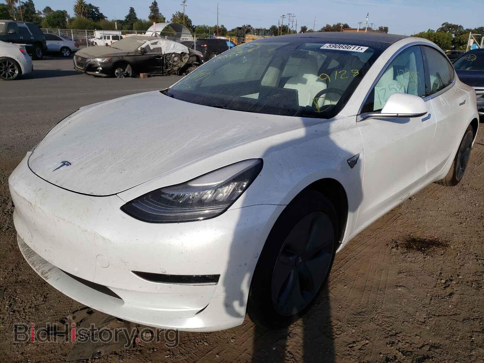 2020 TESLA MODEL 3 - VIN: 5YJ3E1EB9LF720076 - Фото 2