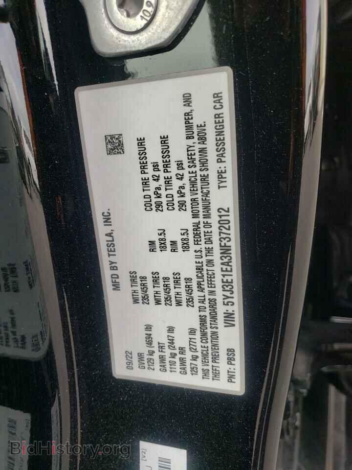 2022 TESLA MODEL 3 - VIN: 5YJ3E1EA3NF372012 - Photo 13
