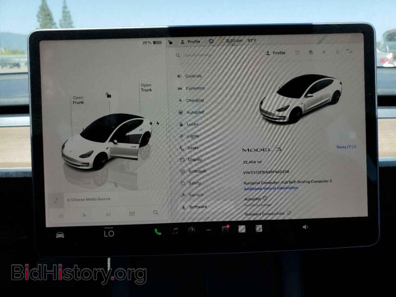 2023 TESLA MODEL 3 - VIN: 5YJ3E1EA9PF463336 - Фото 9