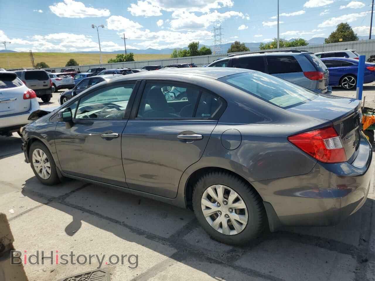 2012 HONDA CIVIC - VIN: 2HGFB2F55CH333489 - Фото 2