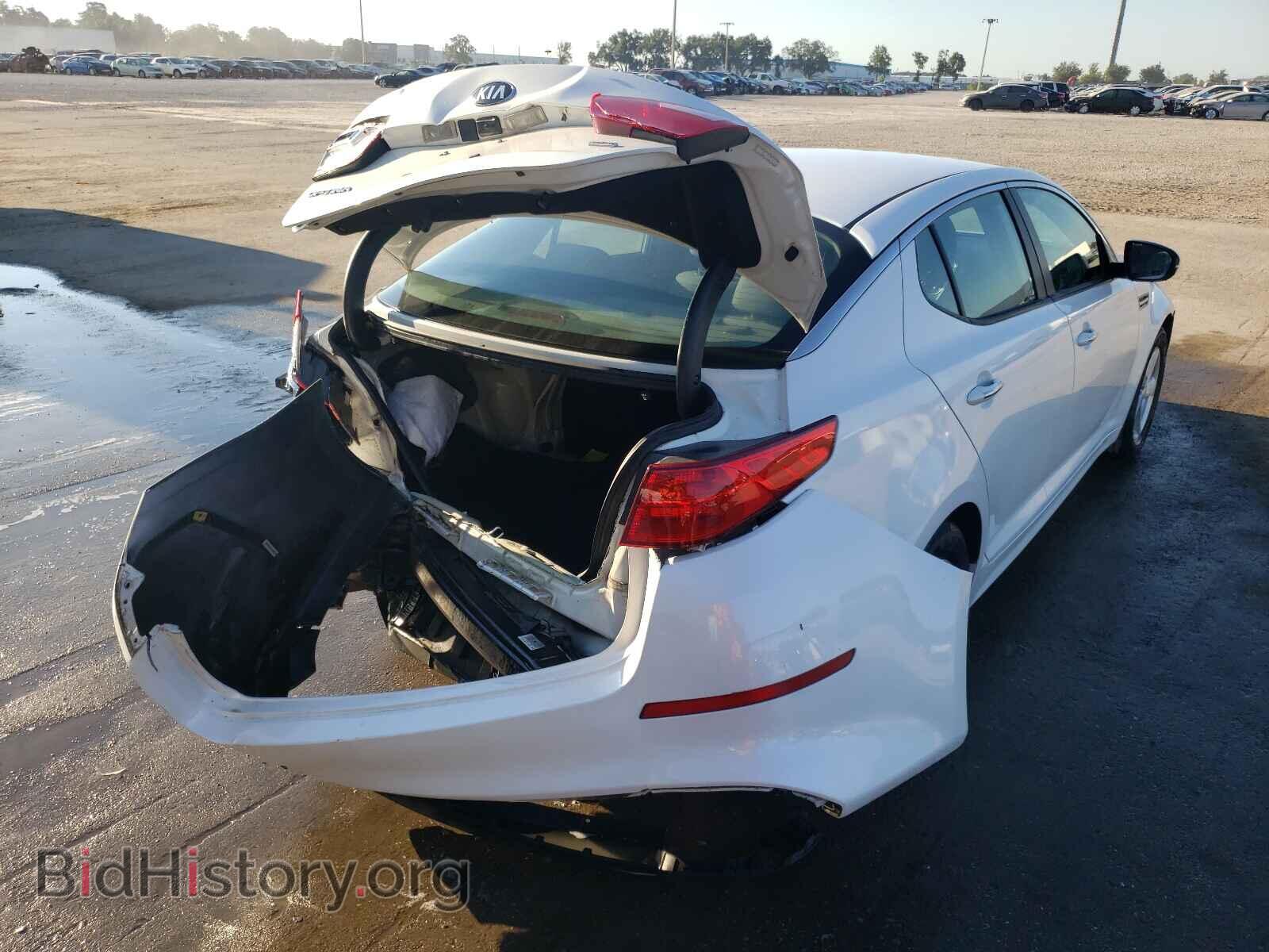2015 KIA OPTIMA - VIN: KNAGM4A75F5608451 - Photo 4