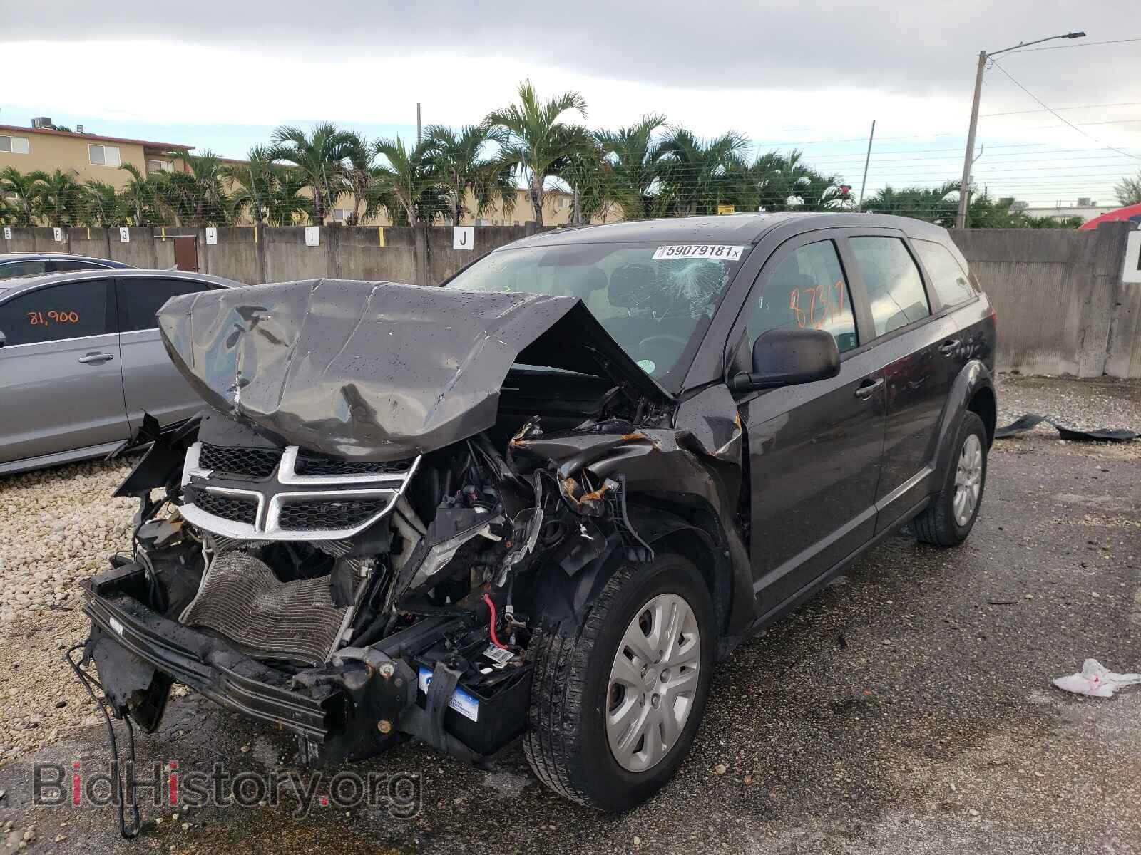 2015 DODGE JOURNEY - VIN: 3C4PDCAB3FT614539 - Фото 2