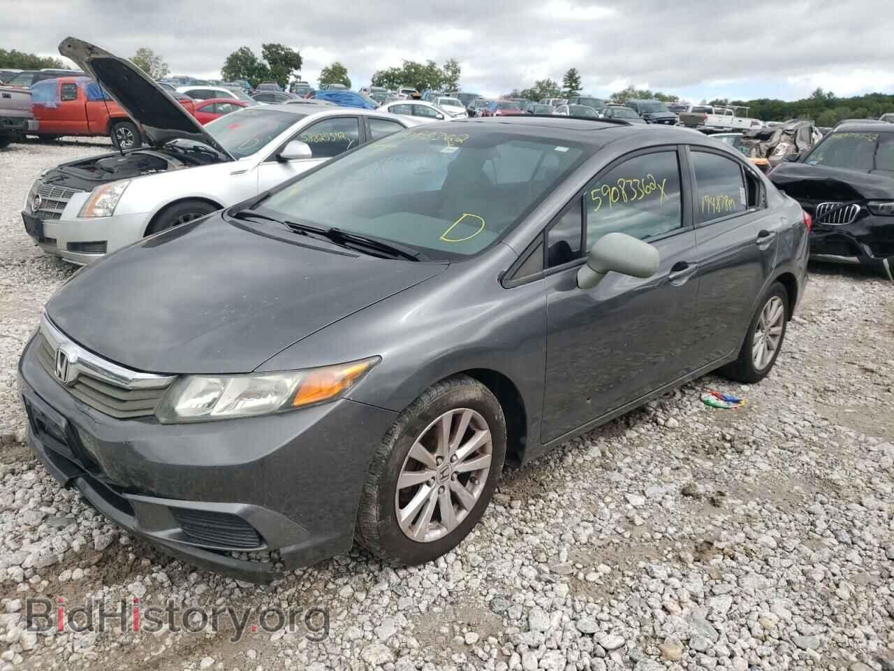 2012 HONDA CIVIC - VIN: 2HGFB2F85CH570476 - Фото 2