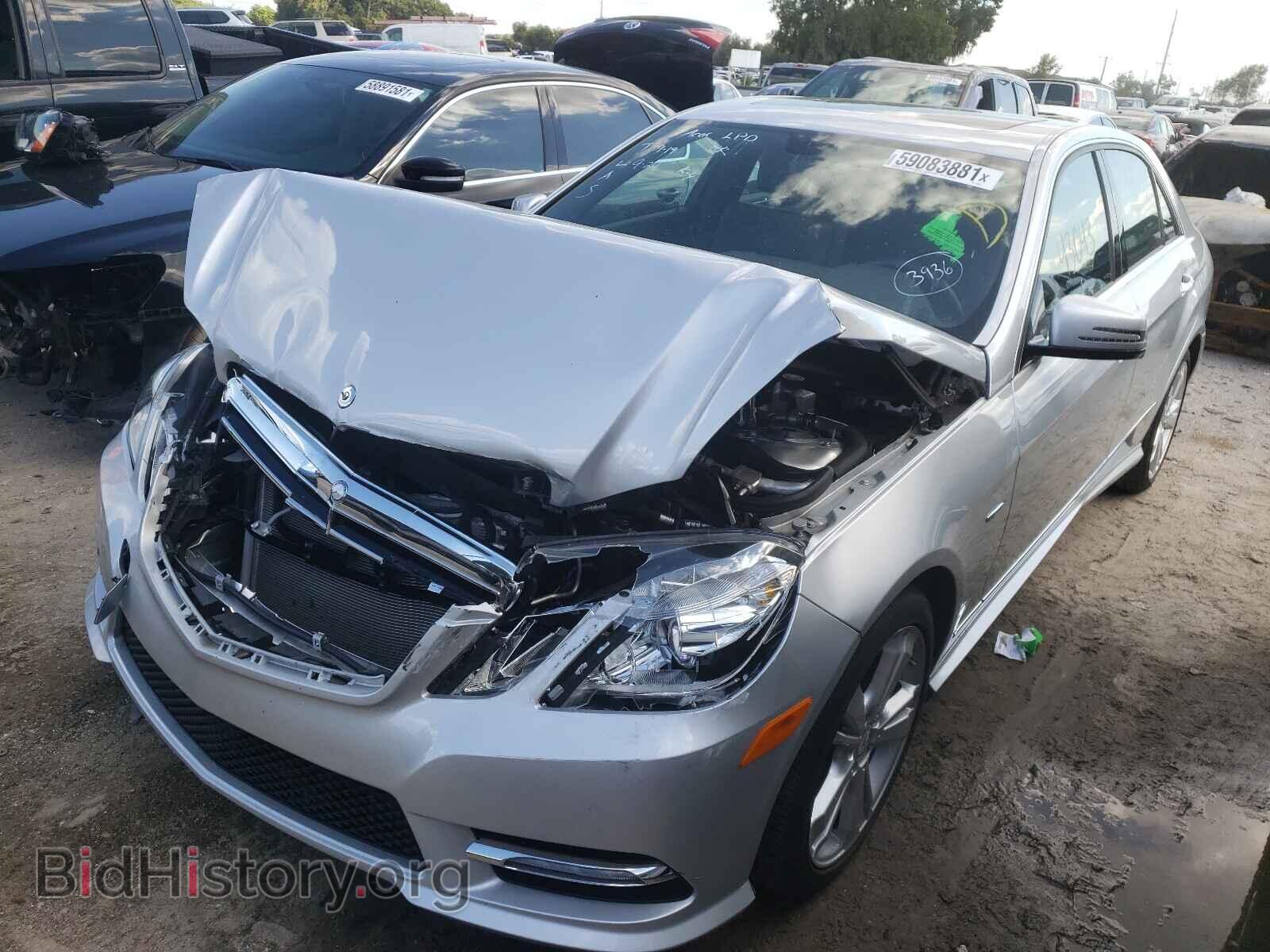 2012 MERCEDES-BENZ E-CLASS - VIN: WDDHF5KB1CA553936 - Фото 2