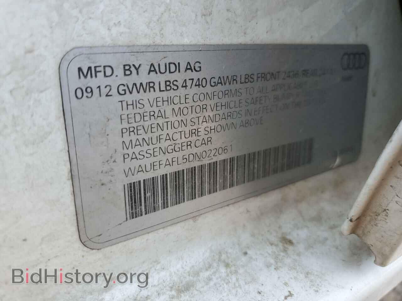 2013 AUDI A4 - VIN: WAUEFAFL5DN022061 - Photo 12