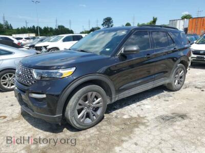 2021 Ford EXPLORER EXPLORER X, black — VIN 1FMSK8DHXMGC17565, Copart