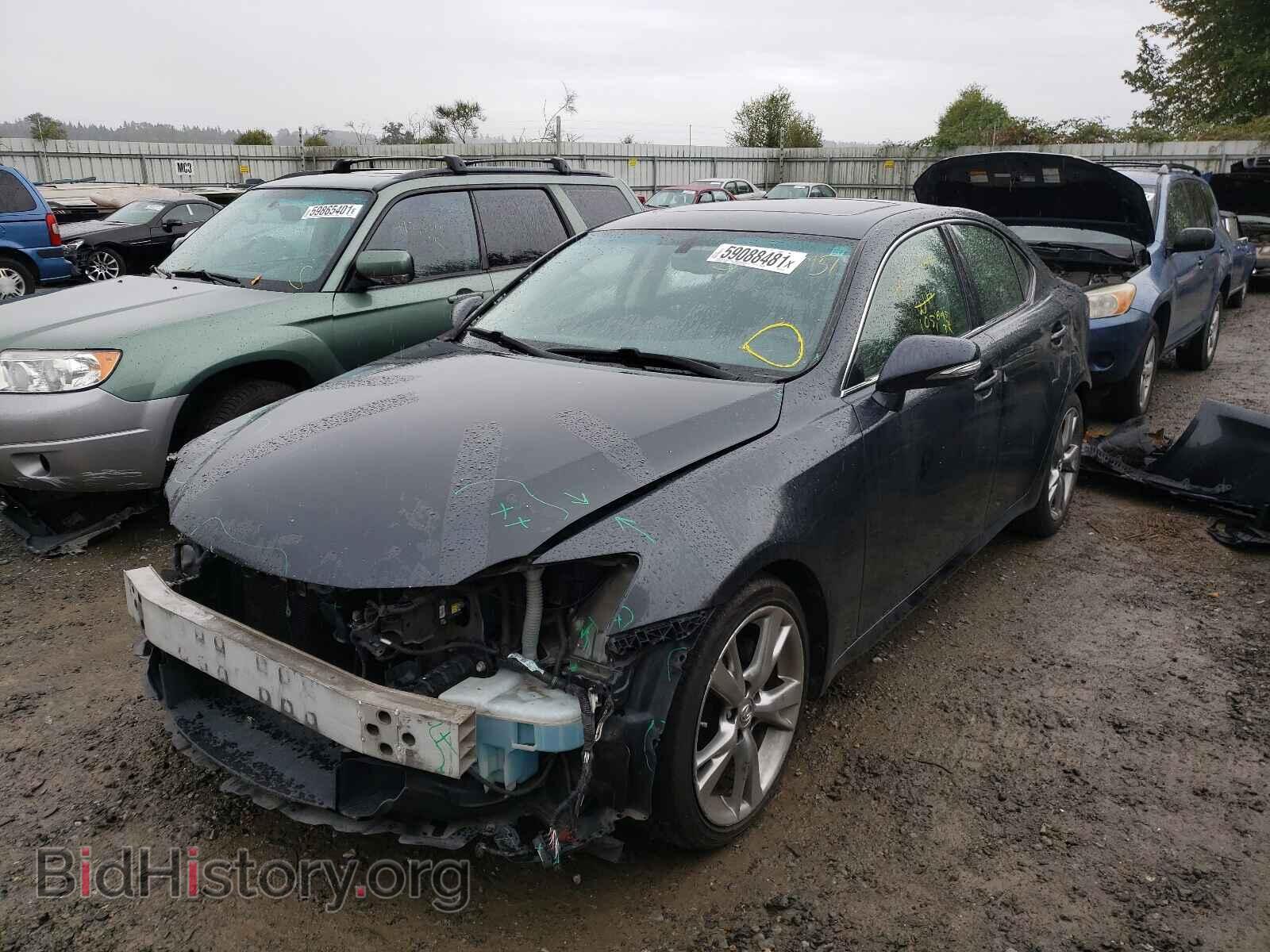 2009 LEXUS IS - VIN: JTHBK262495102584 - Фото 2