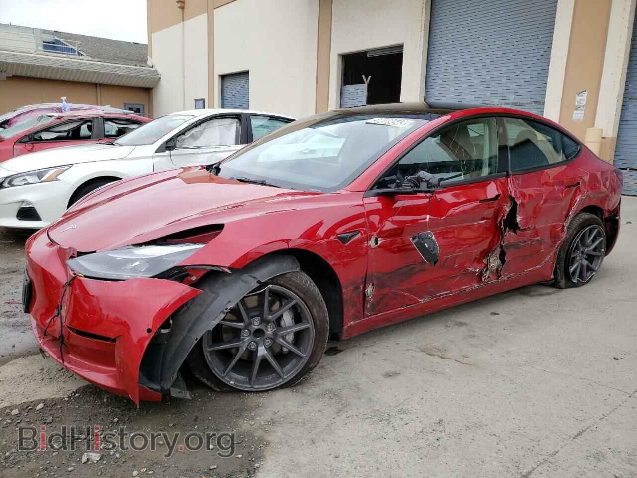 Photo 5YJ3E1EA9NF287627 - TESLA MODEL 3 2022