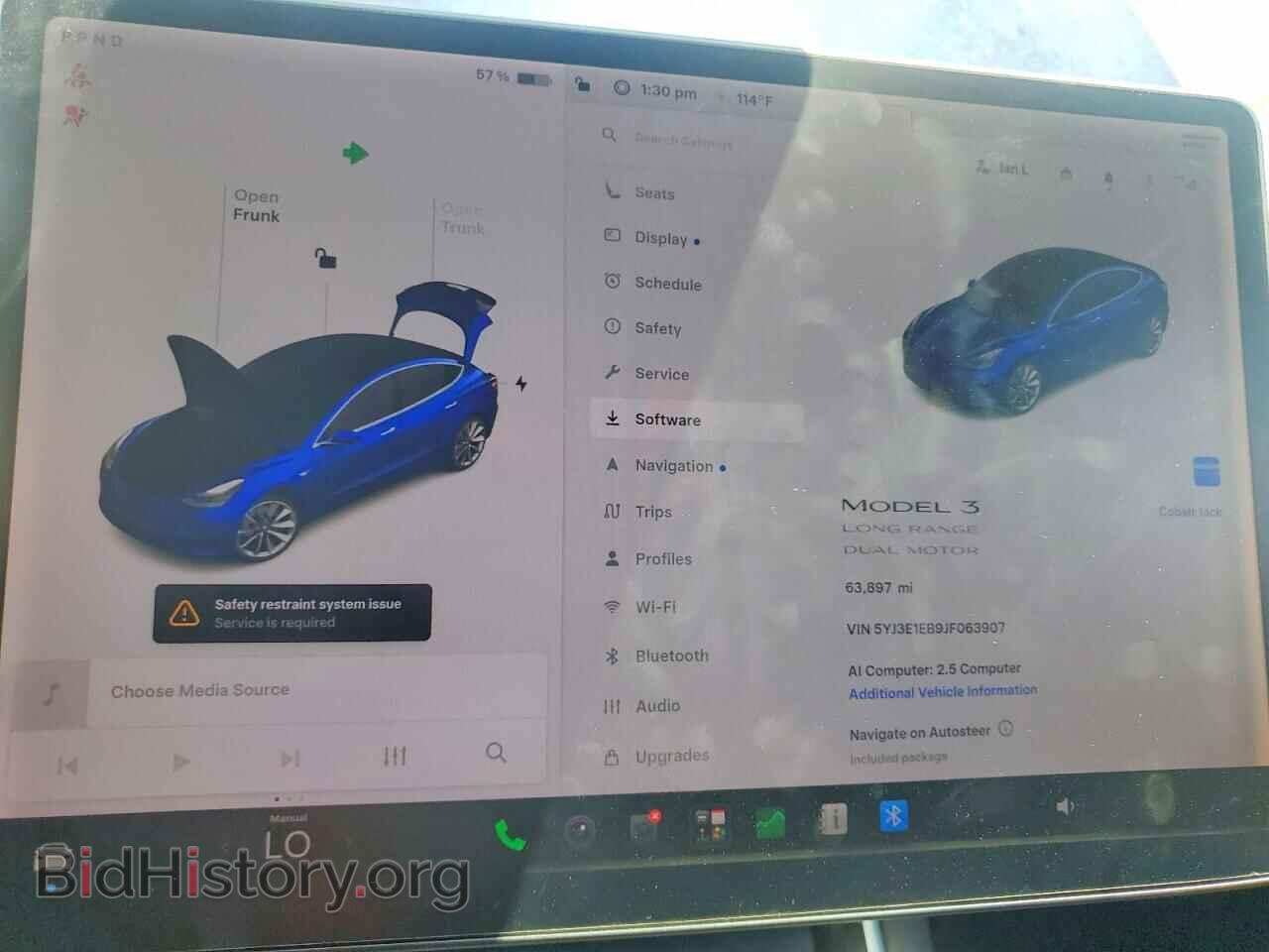 2018 TESLA MODEL 3 - VIN: 5YJ3E1EB9JF063907 - Фото 9