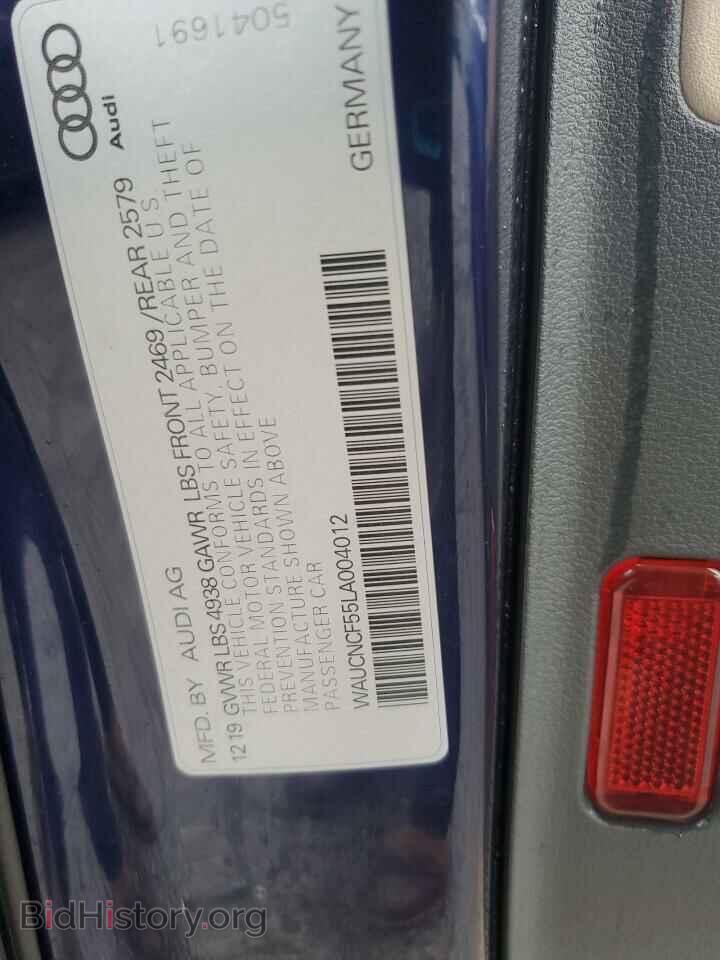 2020 AUDI A5 - VIN: WAUCNCF55LA004012 - Фото 12