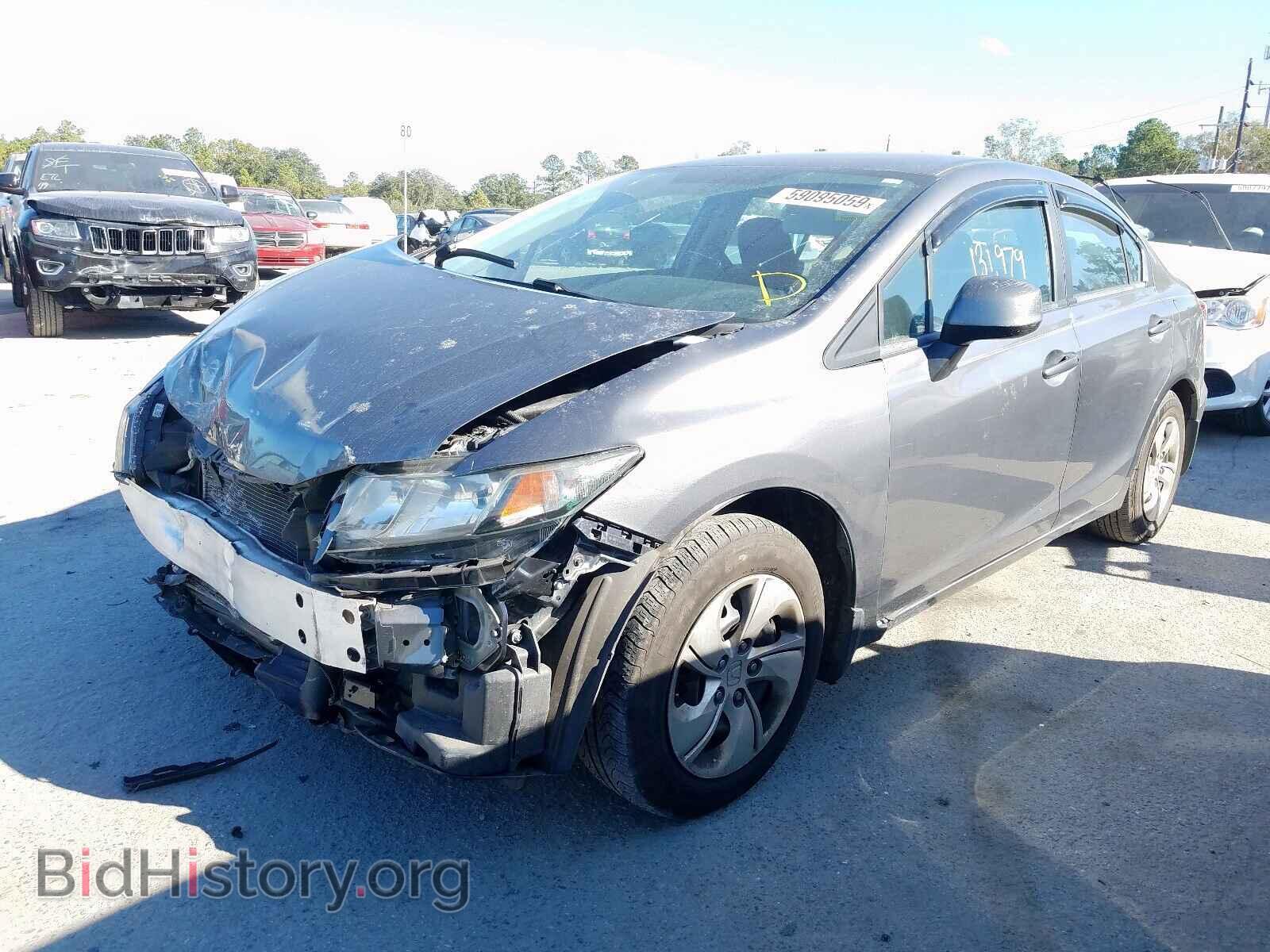 2013 HONDA CIVIC - VIN: 19XFB2F51DE056075 - Фото 2