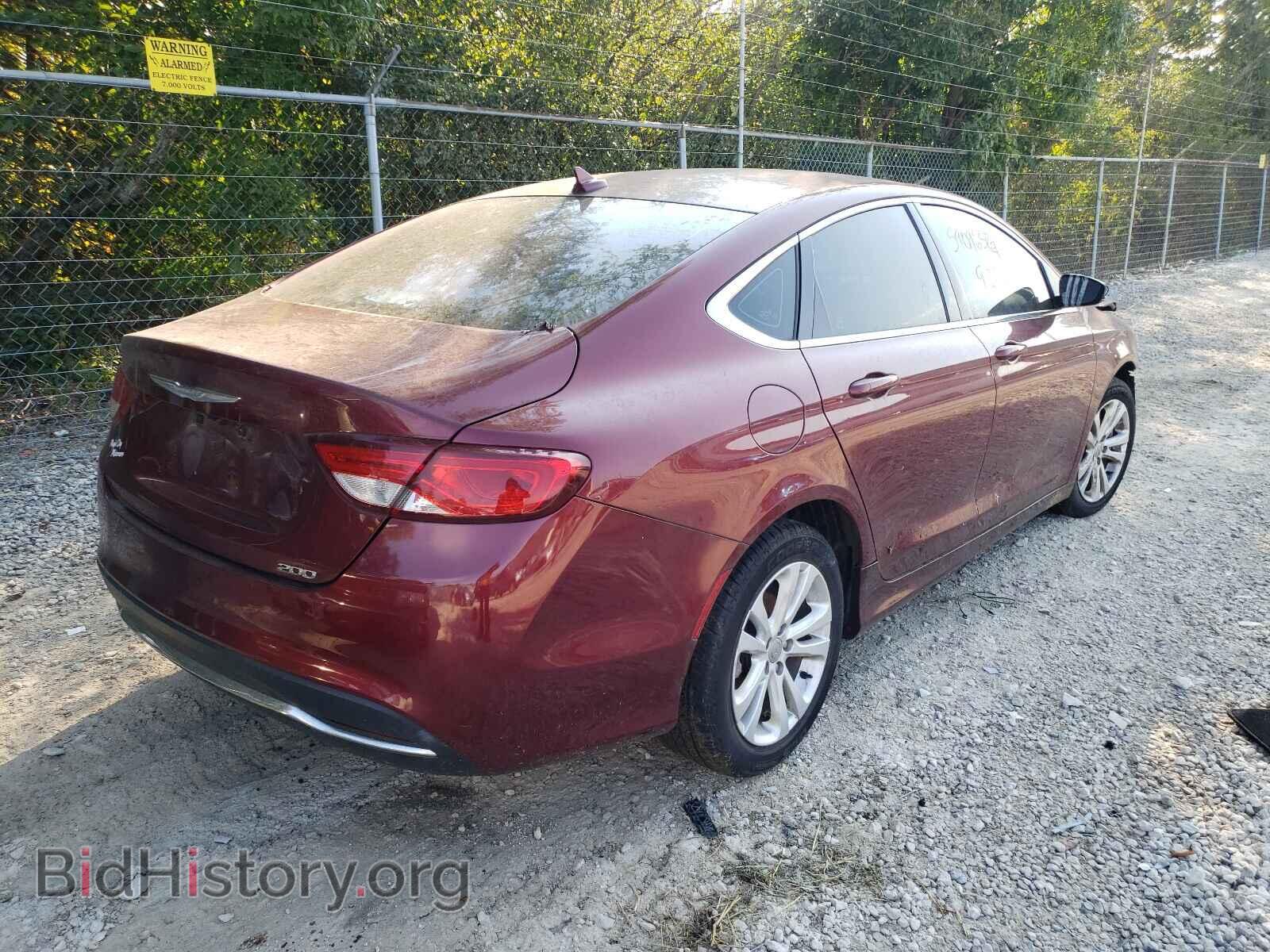 2015 CHRYSLER 200 - VIN: 1C3CCCAB7FN623265 - Фото 4