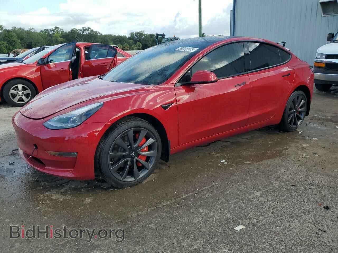 Photo 5YJ3E1EB9MF056802 - TESLA MODEL 3 2021