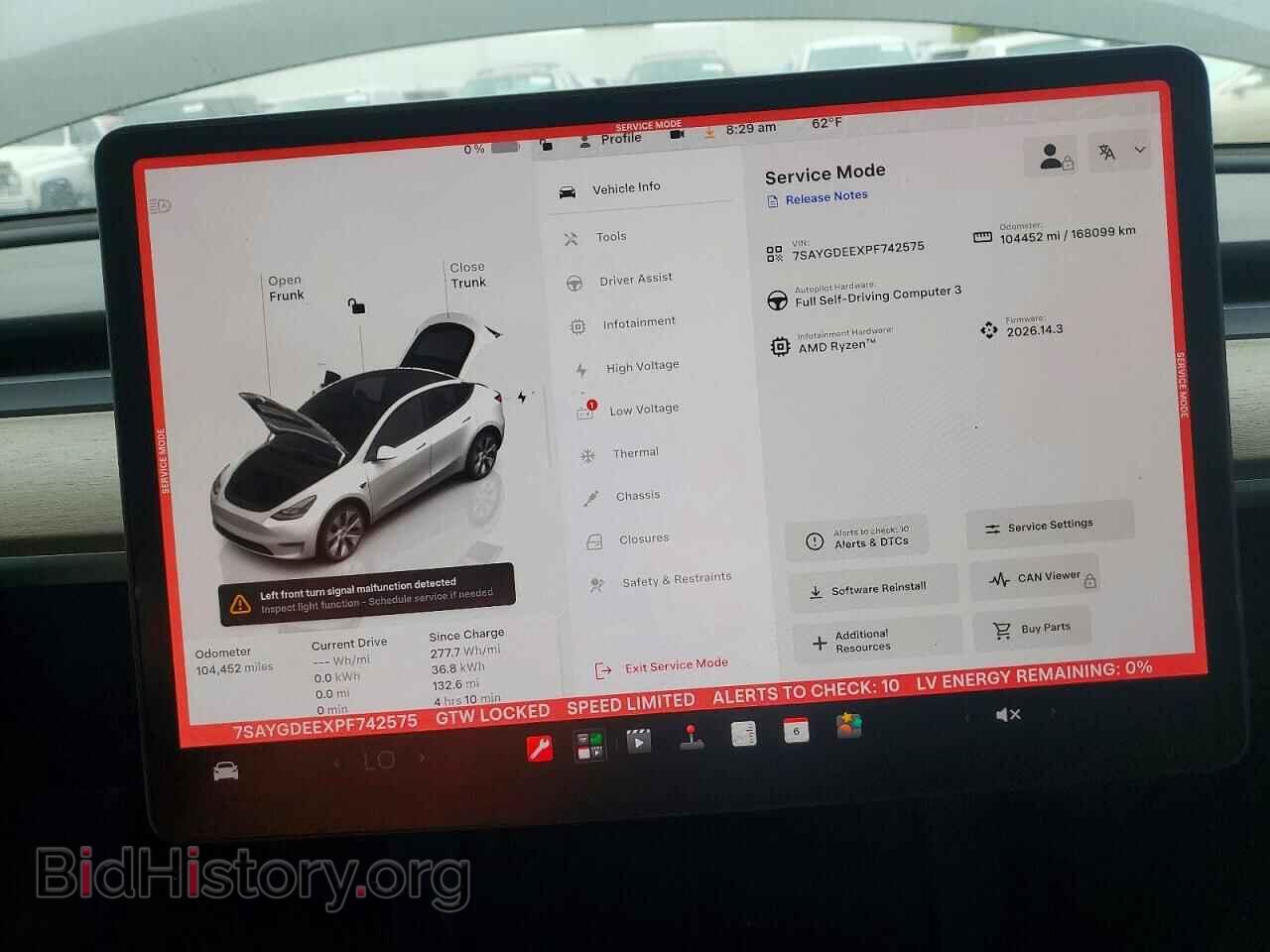 2023 TESLA MODEL Y - VIN: 7SAYGDEEXPF742575 - Photo 9
