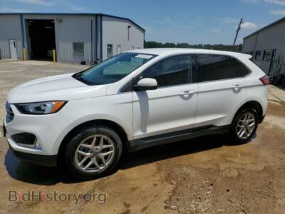 2021 Ford EDGE SEL, white — VIN 2FMPK3J91MBA53569, Copart