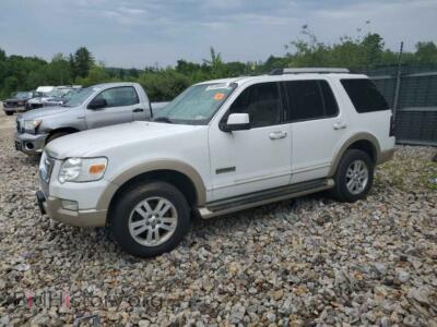 2007 Ford EXPLORER Eddie Bauer, белый — VIN 1FMEU74E87UB05005, Copart