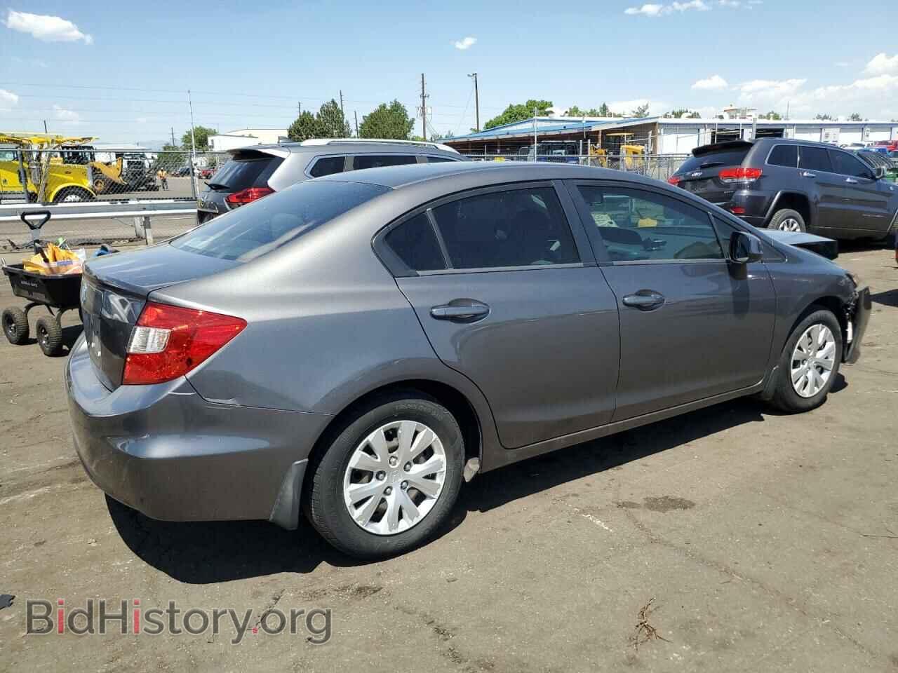 2012 HONDA CIVIC - VIN: 2HGFB2F56CH595473 - Фото 3