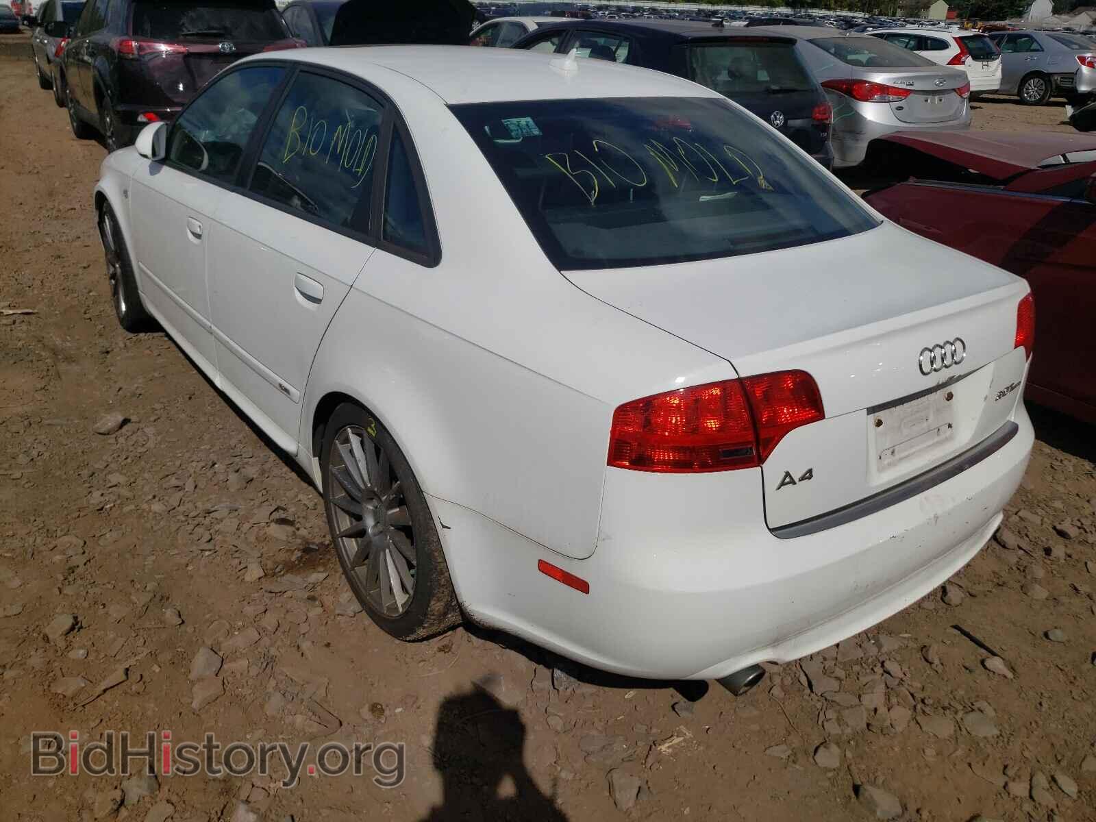2008 AUDI A4 - VIN: WAUEF78E68A161291 - Фото 3
