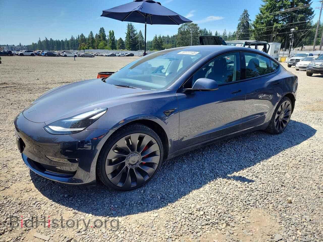 Фотография 5YJ3E1EC0PF709482 - TESLA MODEL 3 2023